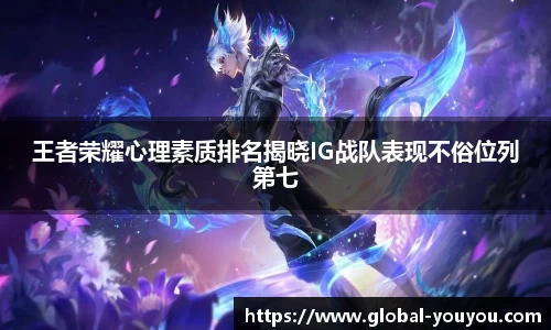 王者荣耀心理素质排名揭晓IG战队表现不俗位列第七